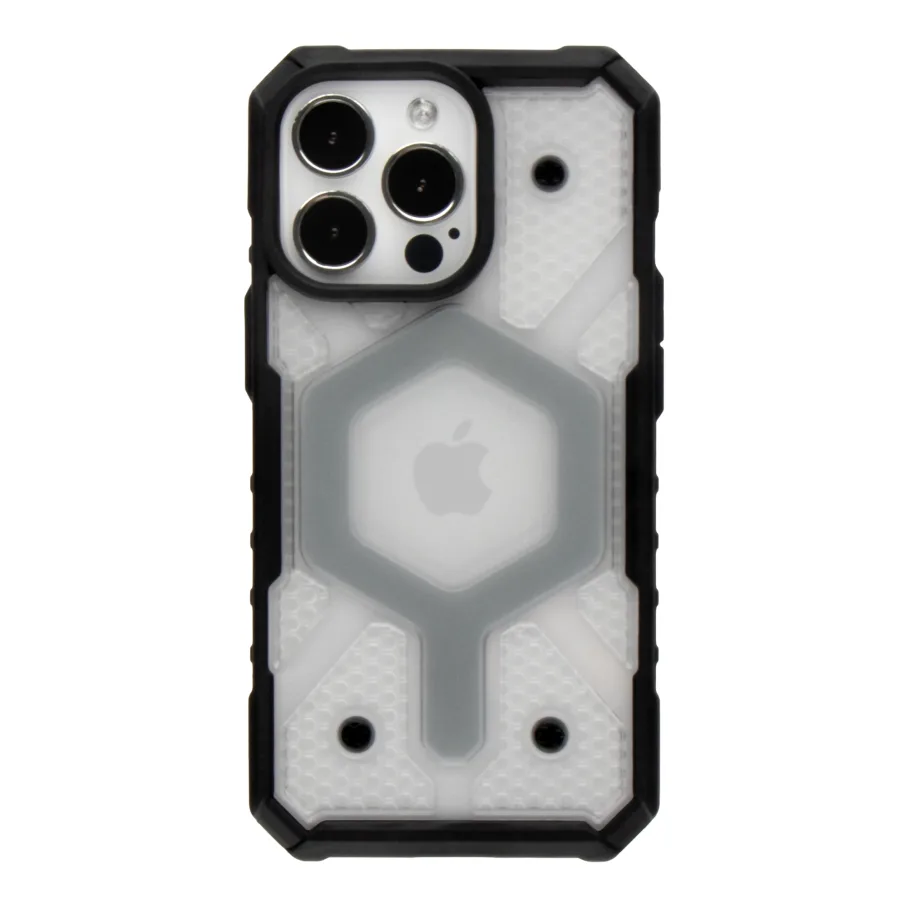 Чохол TPU+PC ArmorHex Magnetic Case для iPhone 13 Pro Transparent Grey