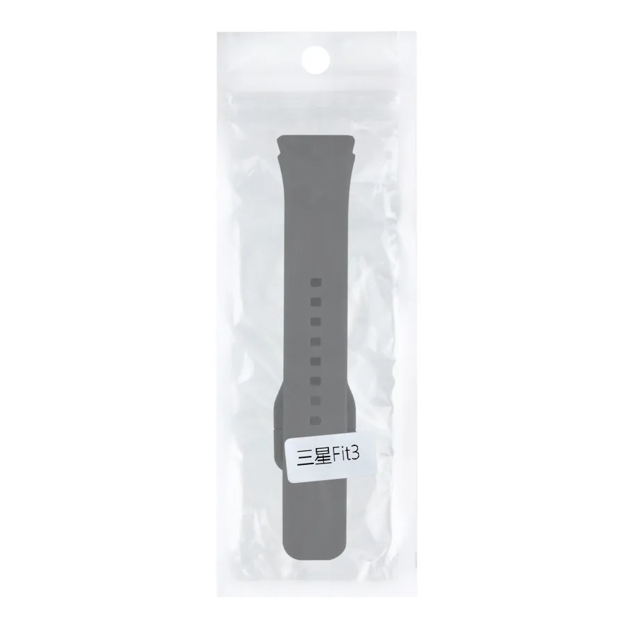Ремінець для Samsung Galaxy Fit 3 (R390) Silicone Black