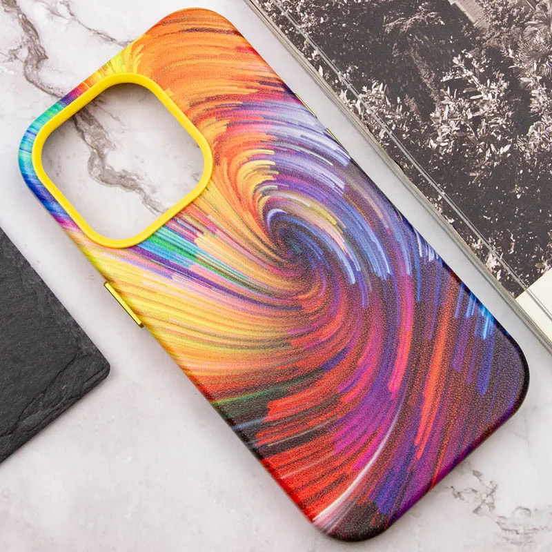 Шкіряний чохол Colour Splash with MagSafe для iPhone 14 Pro (6.1