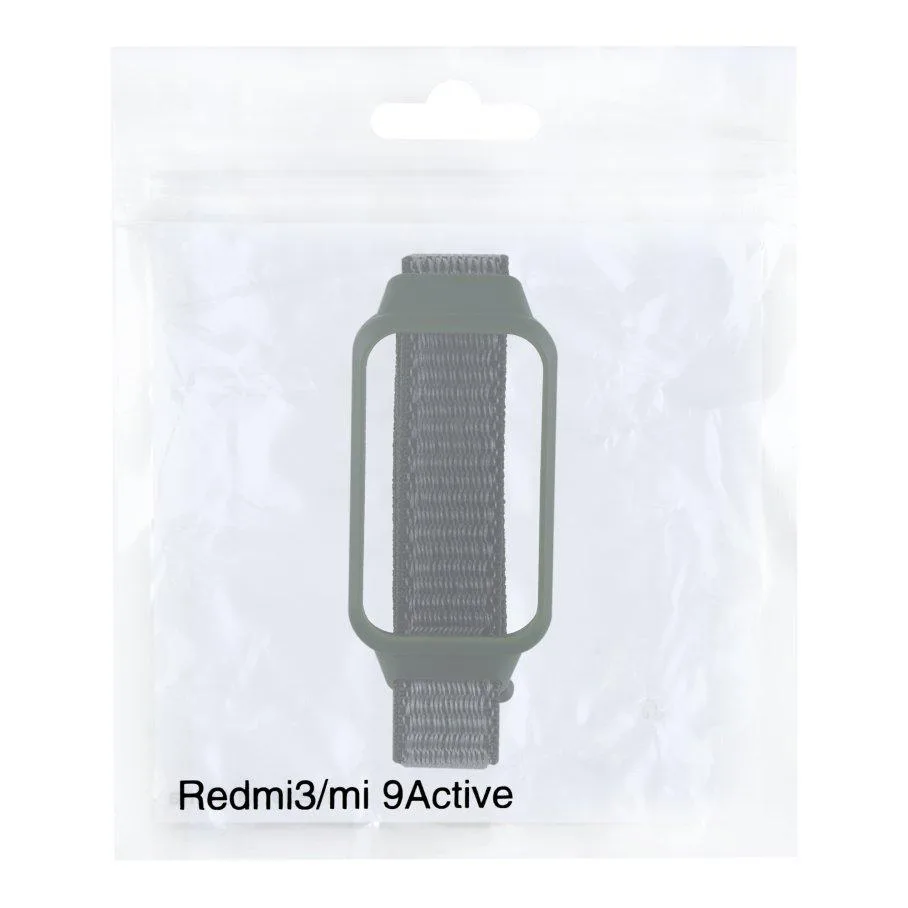 Ремінець для Xiaomi Mi Band 9 Active Nylon Army Green