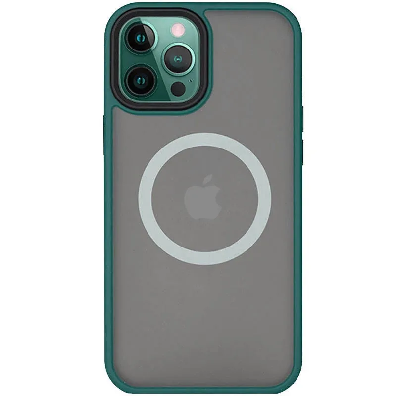 TPU+PC чохол Metal Buttons with MagSafe для iPhone 13 Pro Max (6.7