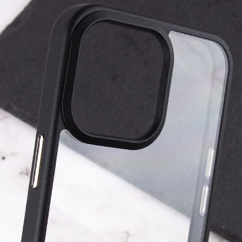 TPU+PC чохол Chrome Buttons для iPhone 13 Pro Max (6.7