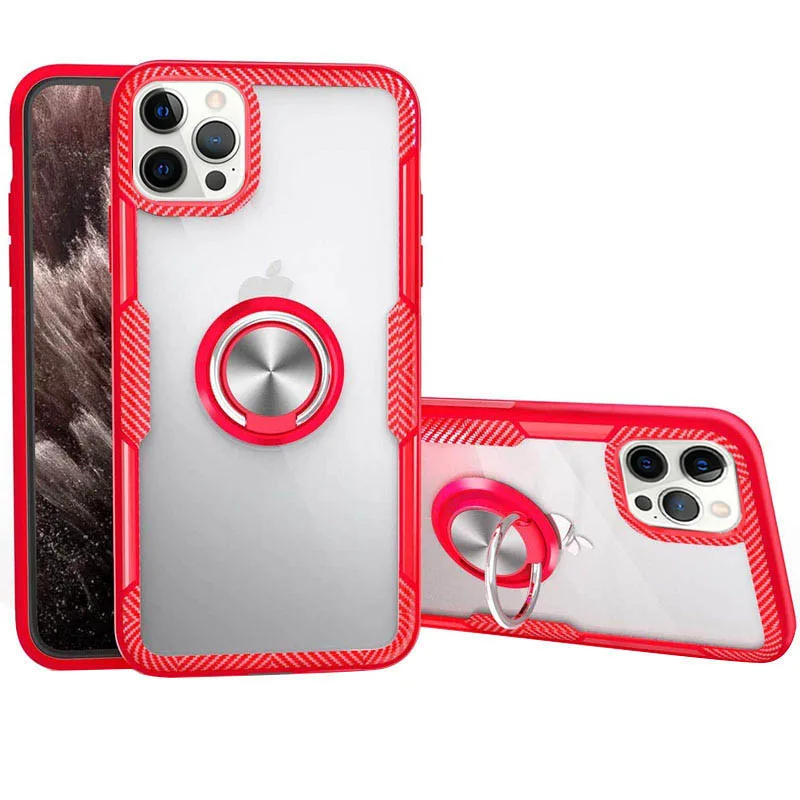 TPU+PC чохол Deen CrystalRing for Magnet (opp) для iPhone 13 Pro Max (6.7