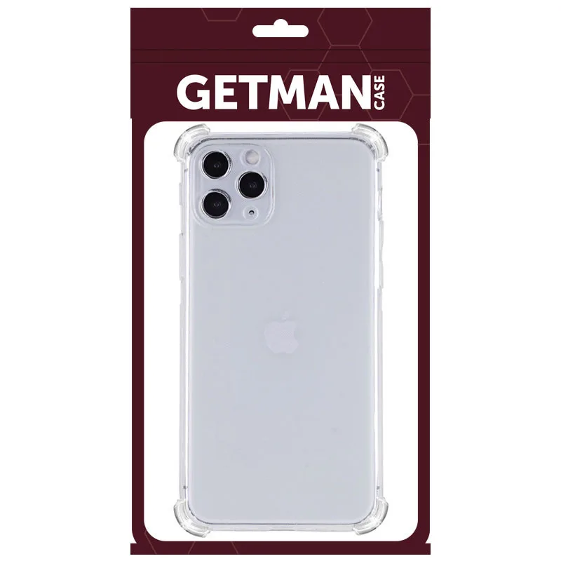 TPU чохол GETMAN Ease logo посилені кути для iPhone 13 Pro Max (6.7