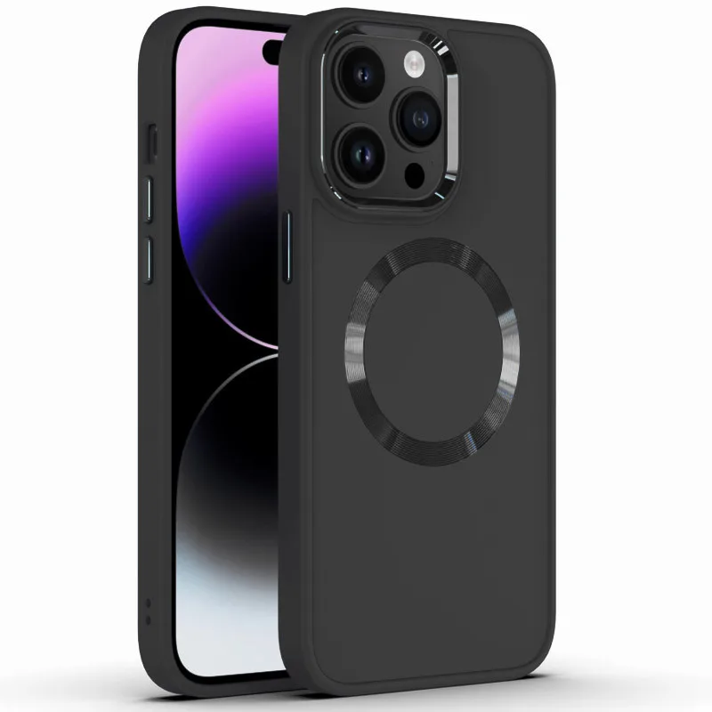TPU чохол Bonbon Metal Style with MagSafe для iPhone 12 Pro / 12 (6.1