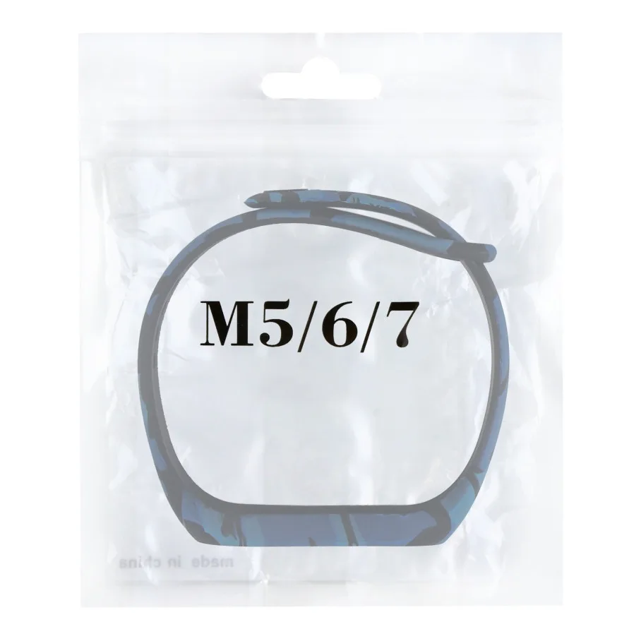 Ремінець для Xiaomi Mi Band 5/6/7 Сamouflage Blue
