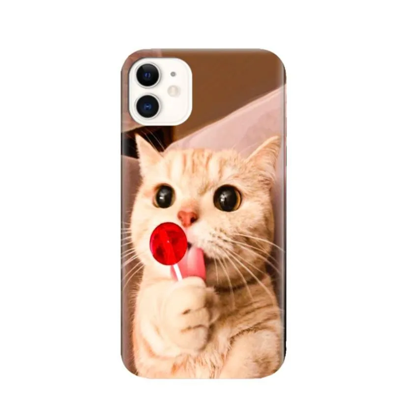 Чохол BLEX з принтом для iPhone 11 | Принт: Котик з чупіком