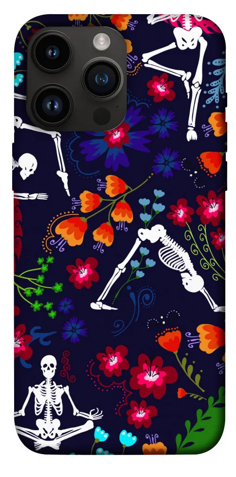 Чохол BLEX Yoga skeletons для iPhone 14 Pro Max (6.7