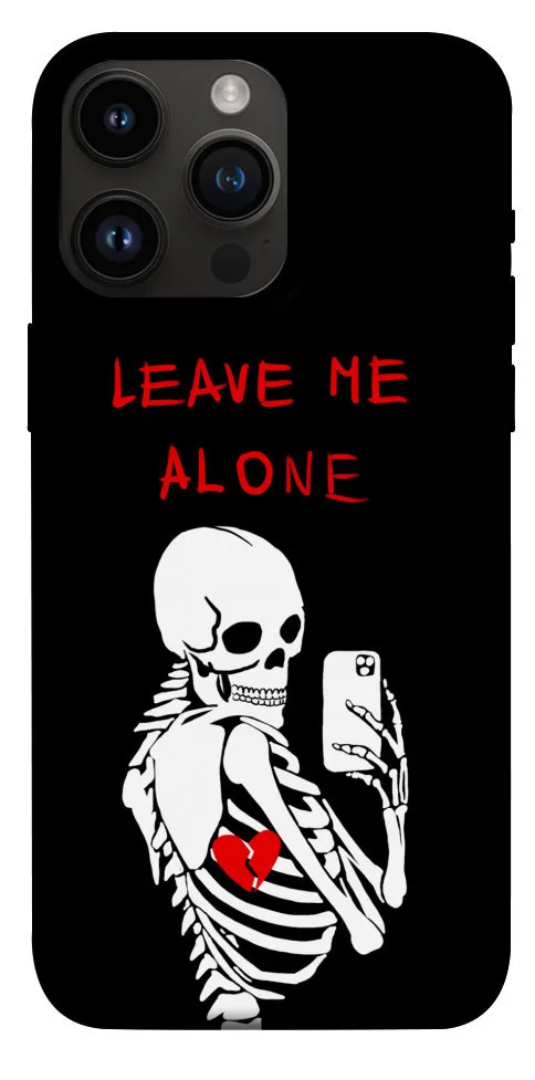 Чохол BLEX Leave me alone для iPhone 14 Pro Max (6.7