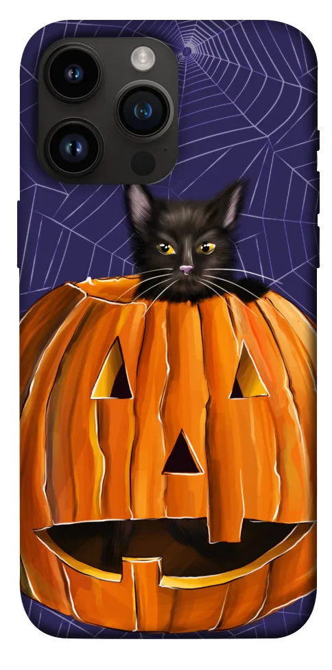 Чохол BLEX Cat and pumpkin для iPhone 14 Pro Max (6.7