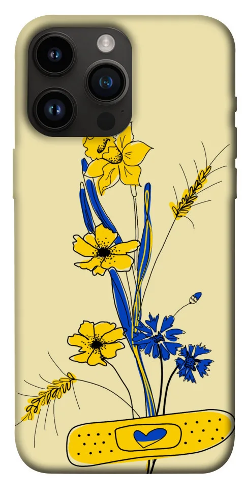 Чохол BLEX Українські квіточки для iPhone 14 Pro Max (6.7