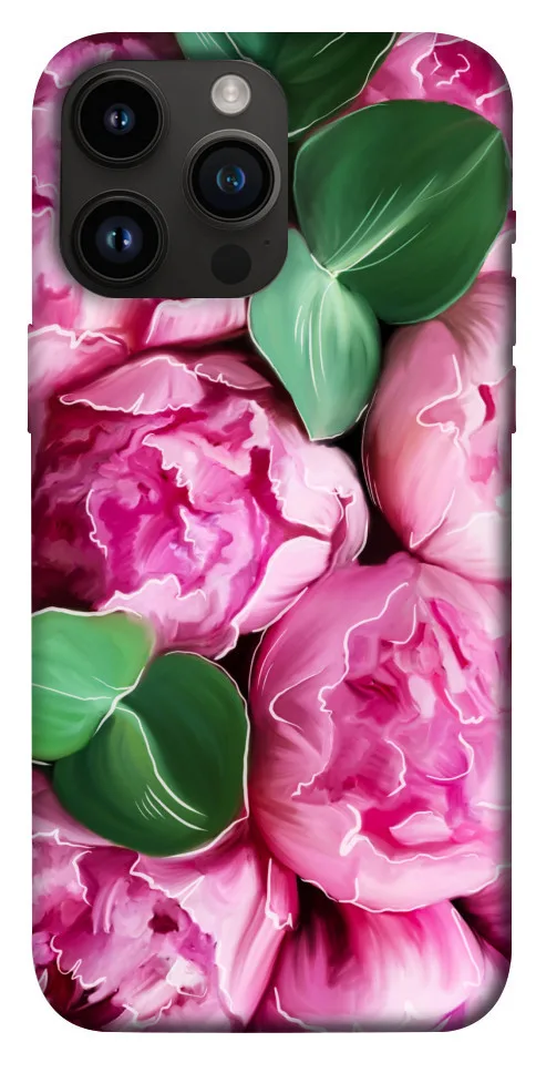 Чохол BLEX Пахкі півонії для iPhone 14 Pro Max (6.7