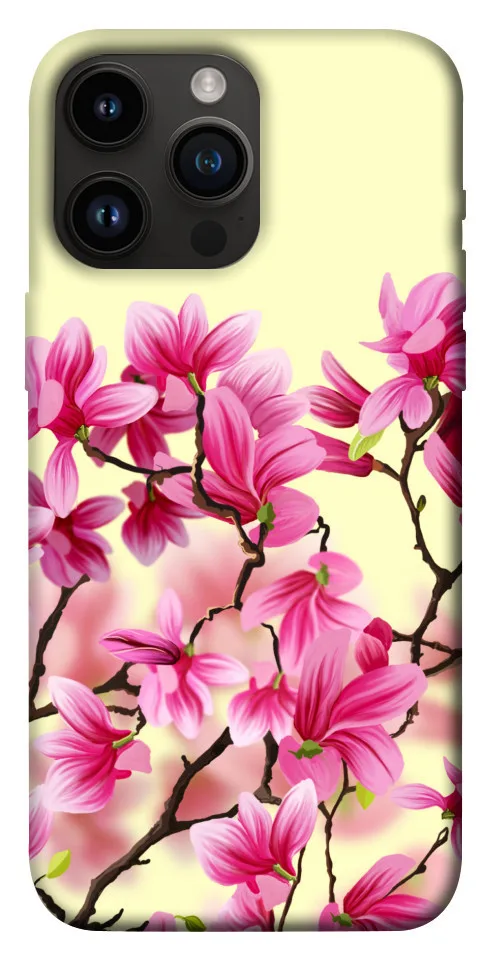 Чохол BLEX Квіти сакури для iPhone 14 Pro Max (6.7
