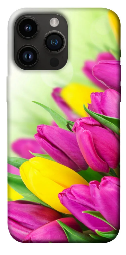 Чохол BLEX Барвисті тюльпани для iPhone 14 Pro Max (6.7