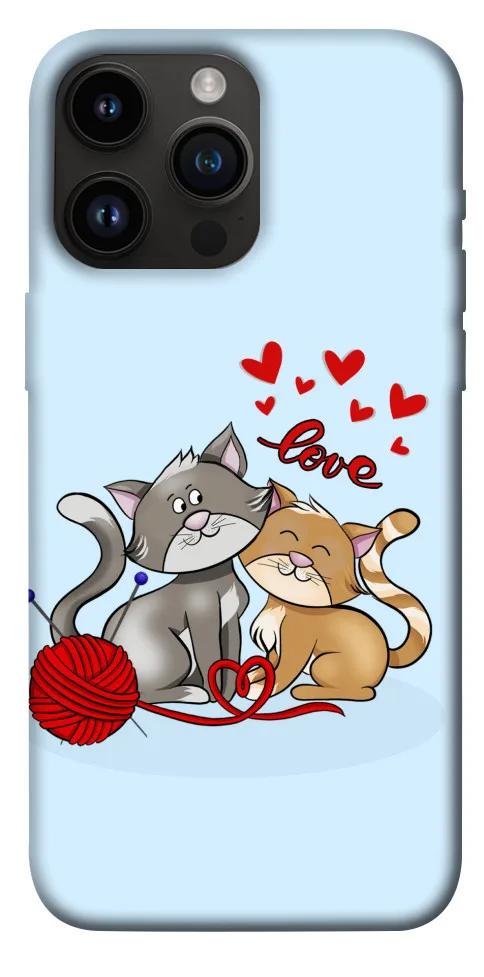 Чохол BLEX Два коти Love для iPhone 14 Pro Max (6.7