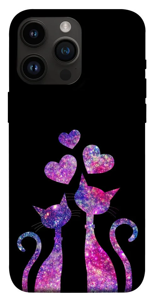 Чохол BLEX Космічні коти для iPhone 14 Pro Max (6.7