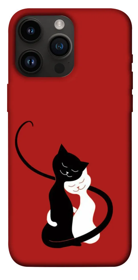 Чохол BLEX Закохані коти для iPhone 14 Pro Max (6.7