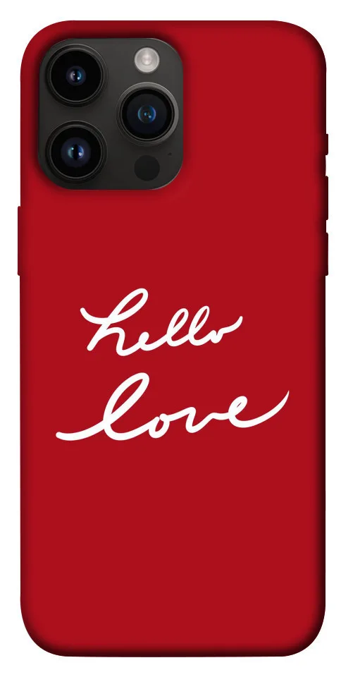 Чохол BLEX Hello love для iPhone 14 Pro Max (6.7