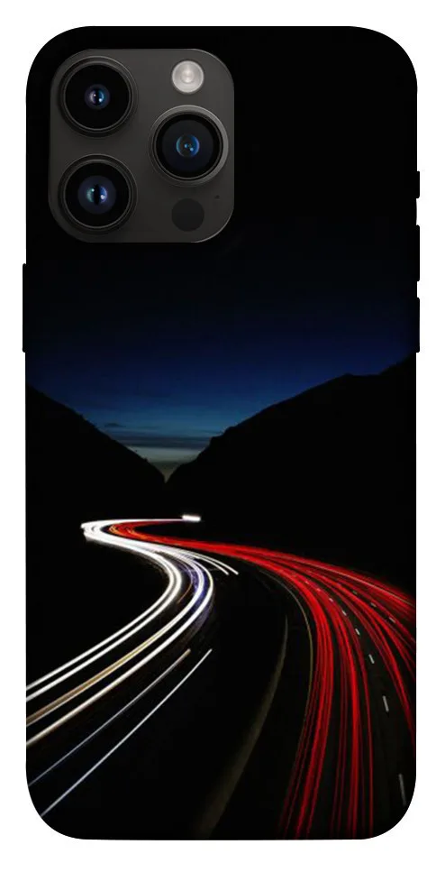 Чохол BLEX Червоно-біла дорога для iPhone 14 Pro Max (6.7