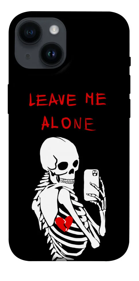 Чохол BLEX Leave me alone для iPhone 14 (6.1