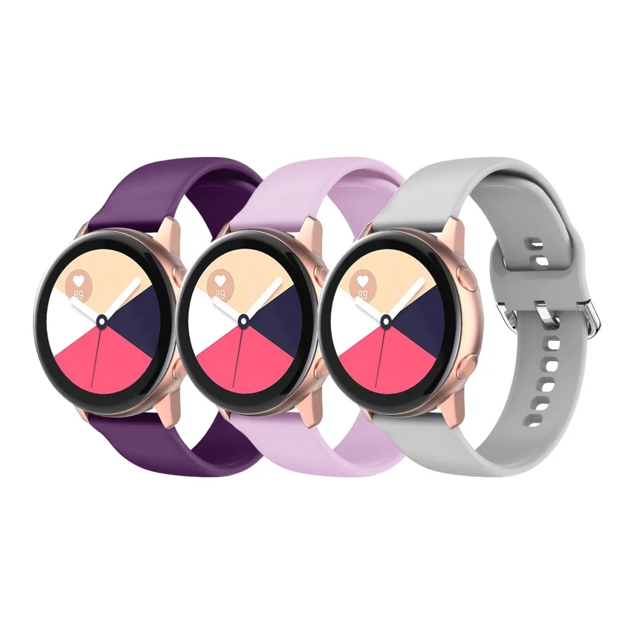 Ремінець Универс 22mm Silicone Original Design для Samsung/Amazfit/Huawei Grey