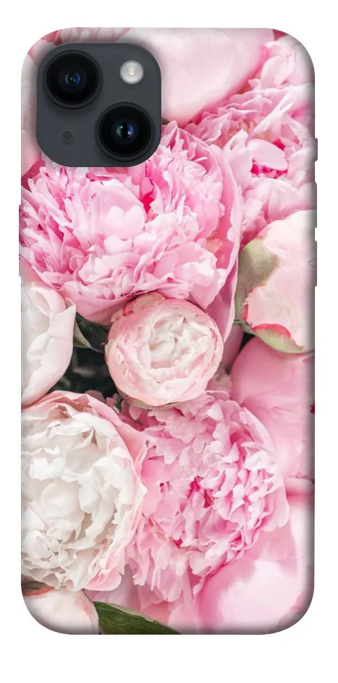 Ч��хол BLEX Pink peonies для iPhone 14 (6.1