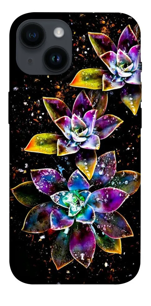 Чохол BLEX Flowers on black для iPhone 14 (6.1