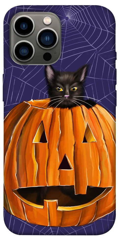 Чохол BLEX Cat and pumpkin для iPhone 13 Pro Max (6.7