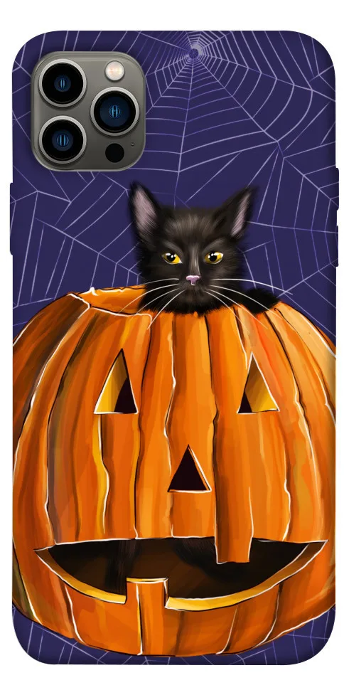 Чохол BLEX Cat and pumpkin для iPhone 12 Pro (6.1