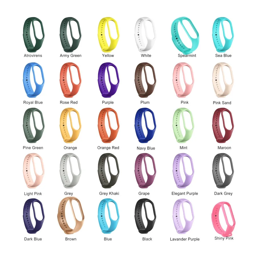 Ремінець для Xiaomi Mi Band 5/6/7 Original Design Black