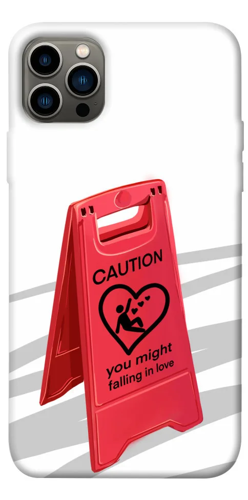 Чохол BLEX Caution falling in love для iPhone 12 Pro (6.1