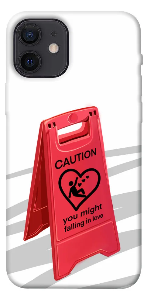 Чохол BLEX Caution falling in love для iPhone 12 (6.1
