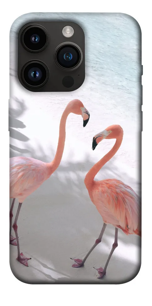 Чохол BLEX Flamingos для iPhone 14 Pro (6.1