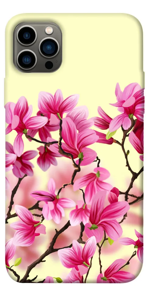 Чохол BLEX Квіти сакури для iPhone 12 Pro (6.1