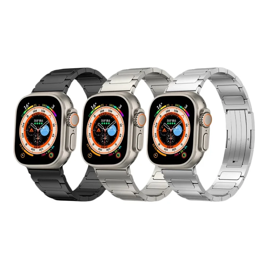 Ремінець для Apple Watch Bold Clasp 42/44/45/49 mm Black
