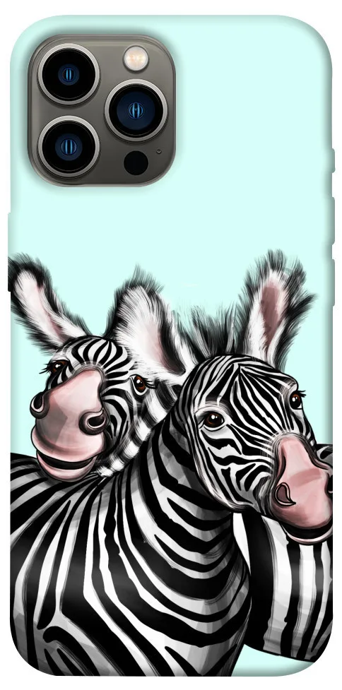 Чохол BLEX Cute zebras для iPhone 13 Pro Max (6.7