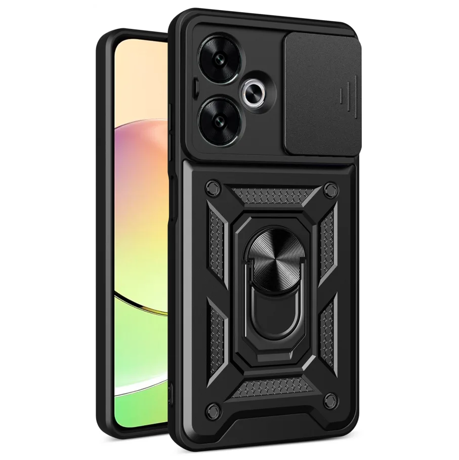 Чехол Armor Guard Shield для Xiaomi Redmi 13C 4G/Poco C65 Red