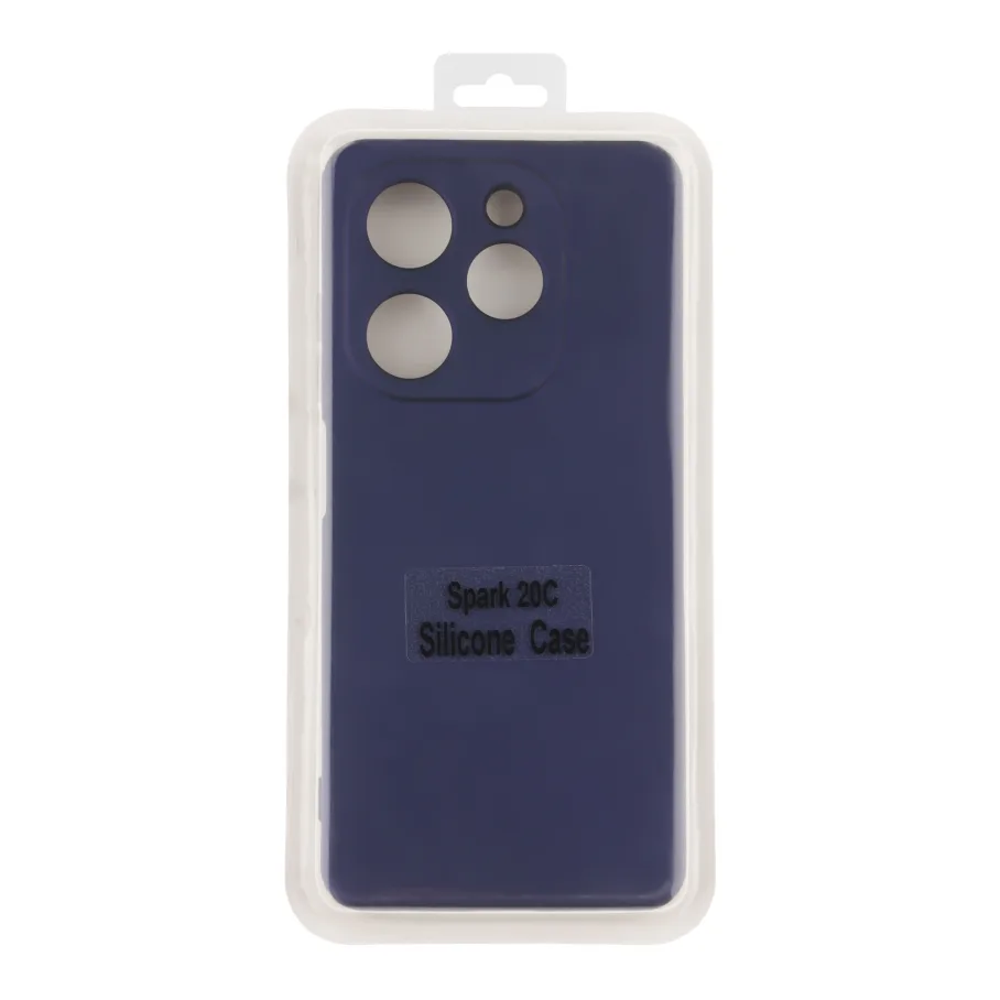 Чохол Silicone Cover Full Camera (A) для Tecno Spark 20C (BG7n) 34.Purple