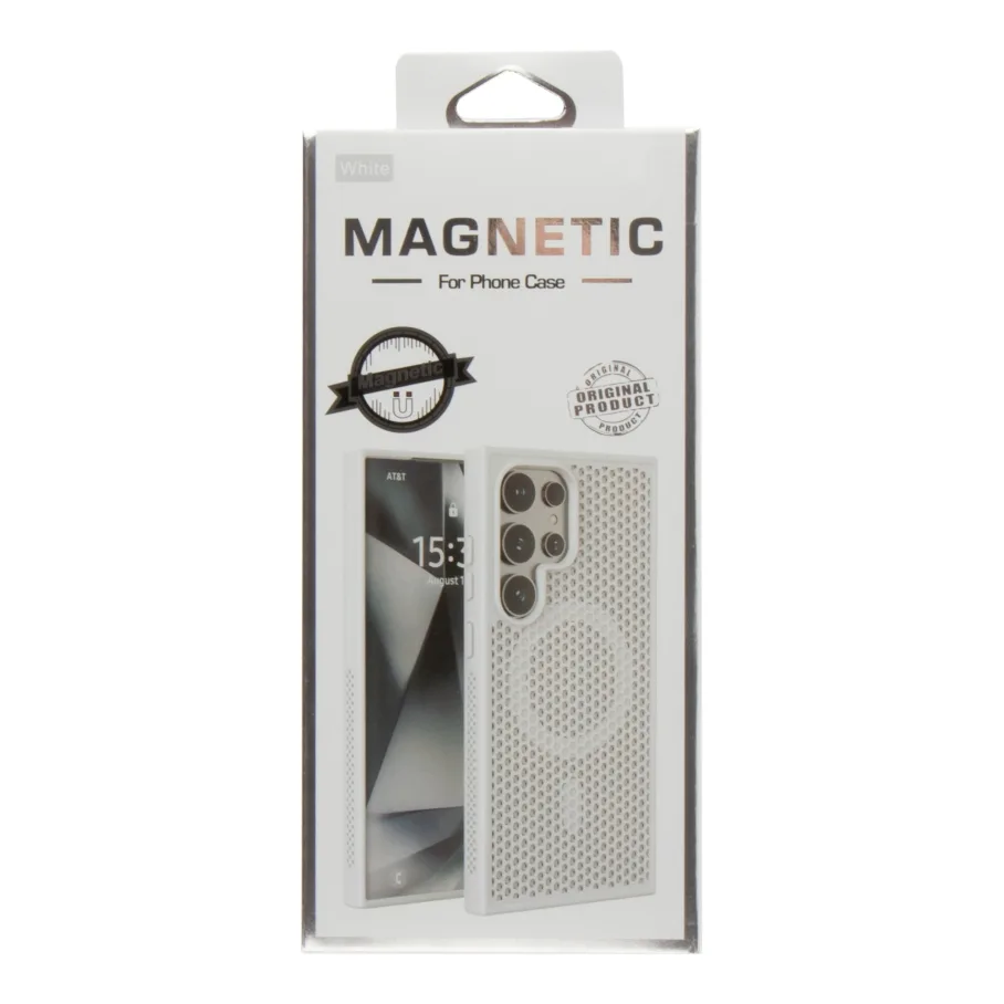 Чохол TPU+PC AeroCool with MagSafe для Samsung Galaxy S24 5G (S921) White