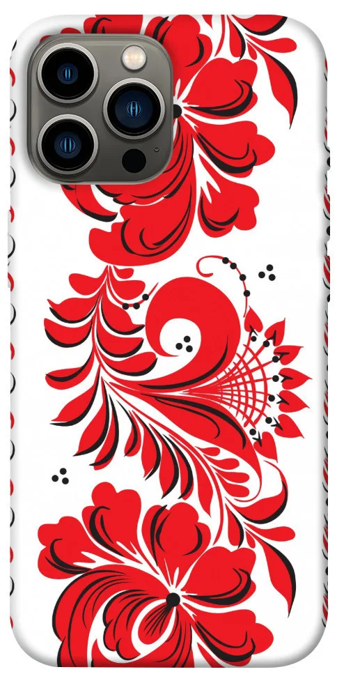 Чохол BLEX Червона вишиванка для iPhone 13 Pro Max (6.7