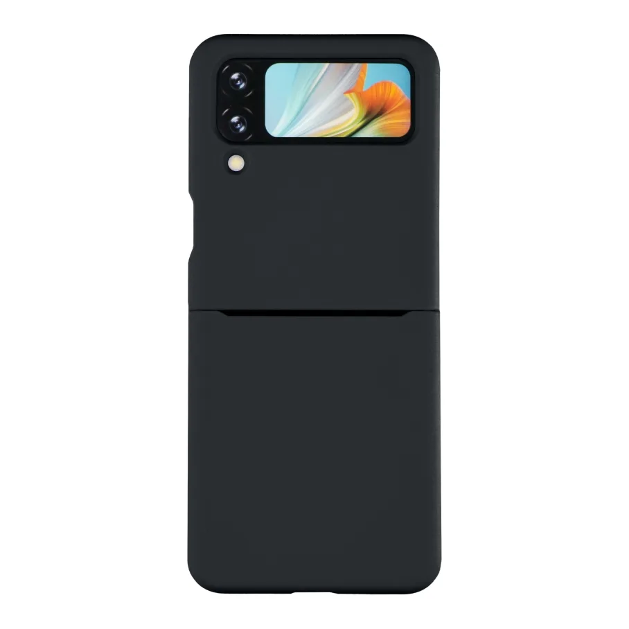 Чохол Folding Silicone для Samsung Galaxy Flip 4 (F721) Black