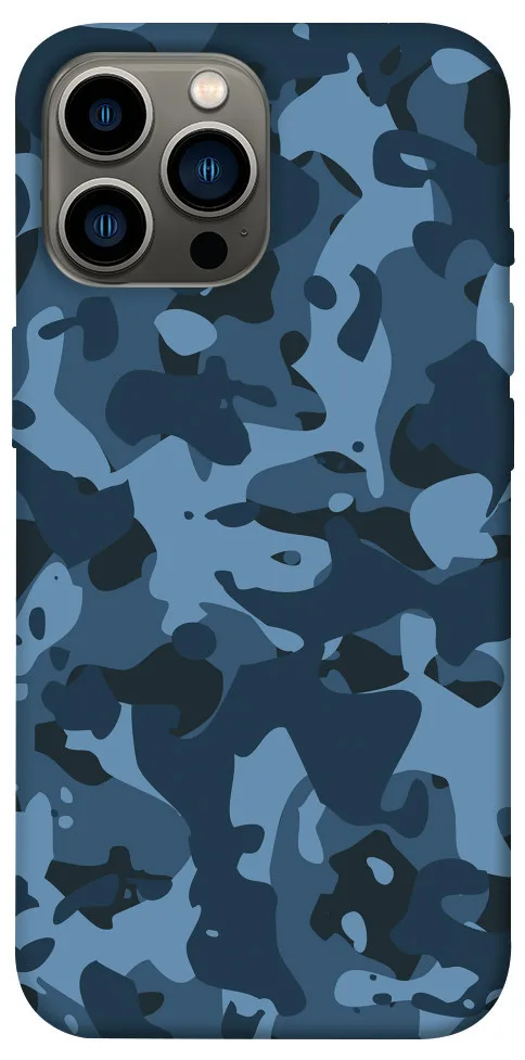 Чохол BLEX Синій камуфляж для iPhone 13 Pro Max (6.7