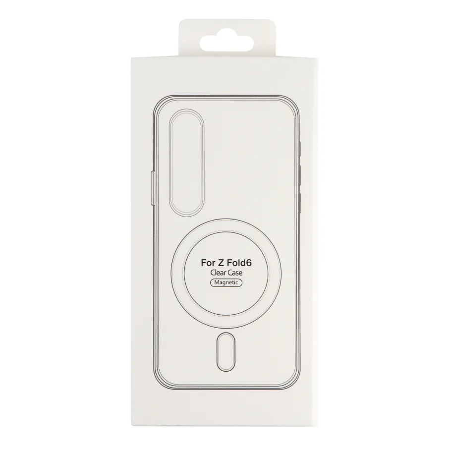 Чохол TPU Clear Case with MagSafe для Samsung Fold 6 (F956) Transparent