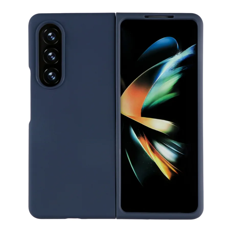Чохол Folding Silicone для Samsung Galaxy Fold 4 (F936) Dark Blue