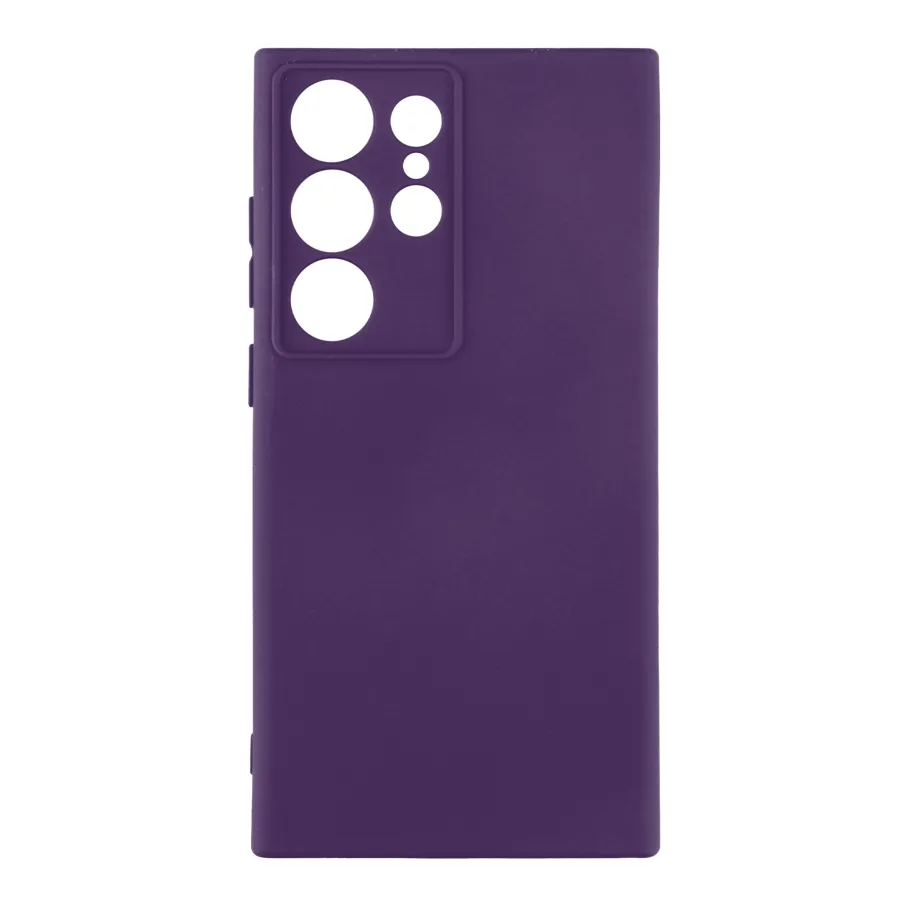 Чохол Silicone Cover Full Camera (A) для Samsung Galaxy S24 Ultra 5G (S928) 34.Purple