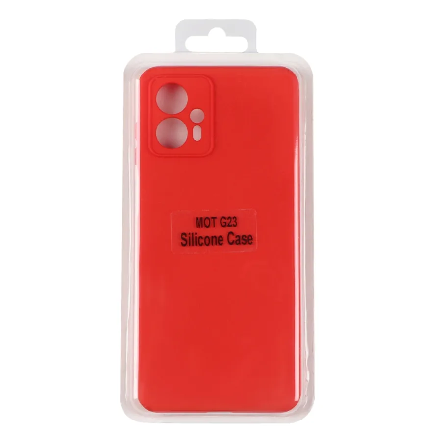 Чохол Silicone Cover Full Camera (A) для Motorola G23 14.Red
