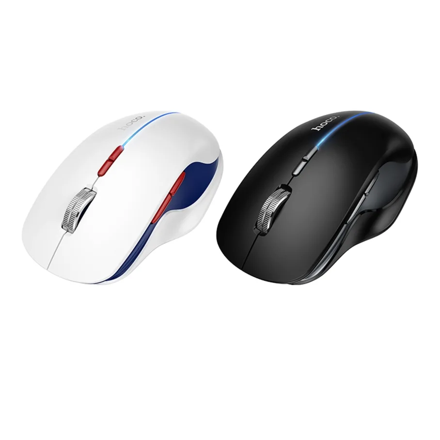 Бездротова Миша Hoco GM40 Dixon RGB dual-mode (rechargeable version) Чорний
