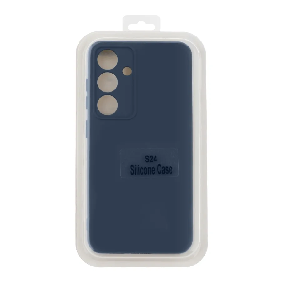 Чохол Silicone Cover Full Camera (A) для Samsung Galaxy S24 5G (S921)/S25 5G (S931) 08.Dark Blue