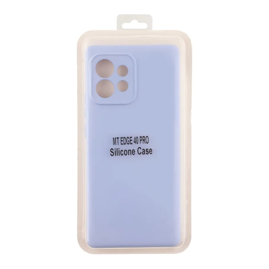 Чохол Silicone Cover Full Camera (A) для Motorola Edge 40 Pro 05.Lilac