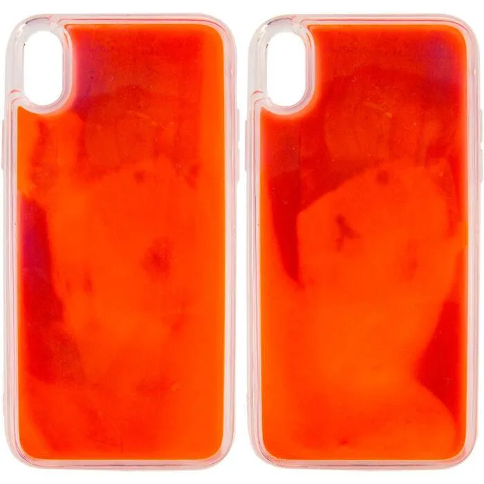Неоновий чохол Neon Sand glow in the dark для iPhone XS / X (5.8